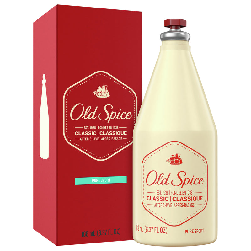 Old Spice Classic After Shave Lotion, Pure Sport, 6.37 fl oz