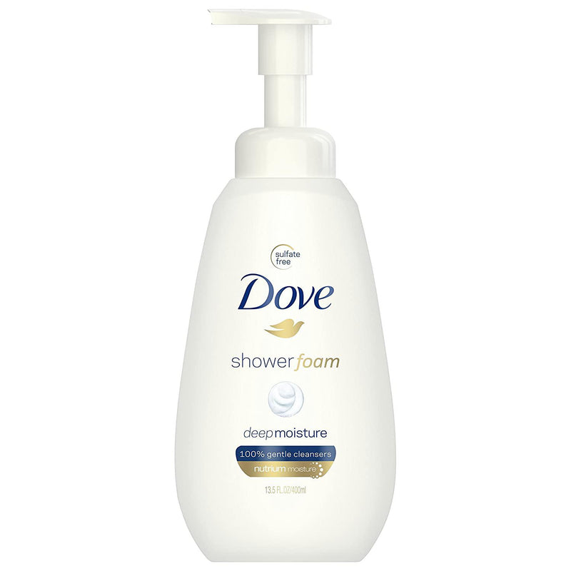 Dove Shower Foam, Deep Moisture, 13.5 Fl oz