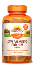Sundown Saw Palmetto Capsules, 450mg, 250 Count*