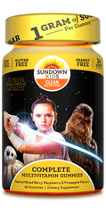 Sundown Kids Star Wars Complete Multivitamin Gummies, 60 Count
