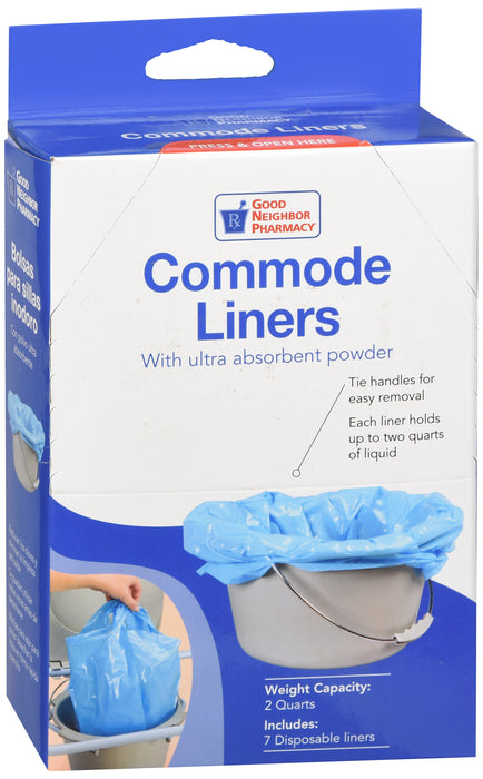 GNP Commode Liners, 7 Disposable Liners