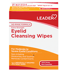 Leader Eye Cleansing Wipes, 30 Count