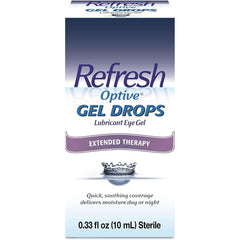 Refresh Optive Eye Drops Lubricant Eye Gel, 0.33 Fl oz (10 ml)
