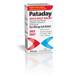 Pataday Once Daily Eye Allergy Itch Relief Eye Drops, 2.5 ml
