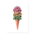 Papyrus Happy Birthday - Gem Ice Cream Cone