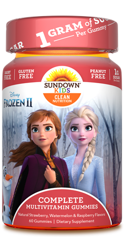 Sundown Kids Disney Frozen Complete Multivitamin Gummies, 60 Count