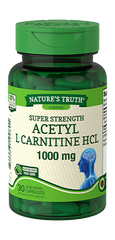 Nature's Truth Acetyl L- Carnitine Quick Release Capsules, 30 Count
