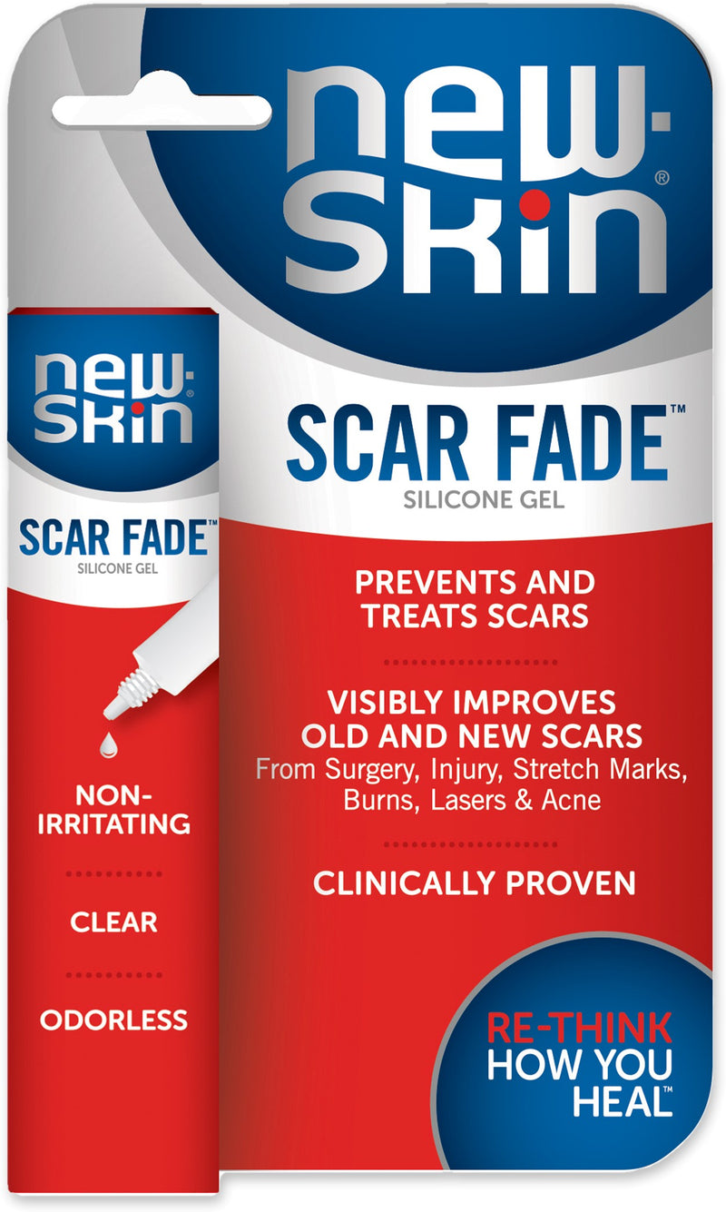 New skin scar fade gel Visibly improves old and new scars from surgery, injury, stretch marks, burns, lasers, and acne
