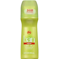 Ban Roll On Antiperspirant Deodorant Regular - 3.5 Oz (ECOM 10023424)