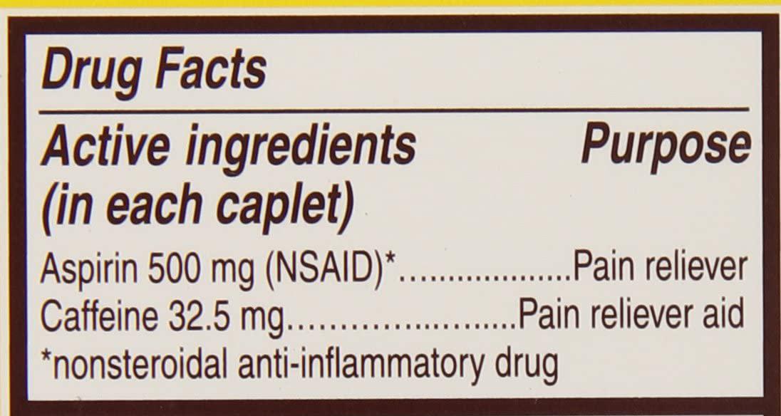 Bayer Back & Body Aspirin 500mg Coated Tablets, Pain Reliever with 32