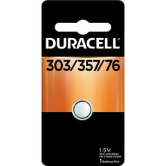Duracell 303/357/76 1.5V Silver Oxide Button Battery, 1 Count