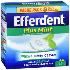 Efferdent Denture Cleanser Tablets, Fresh & Clean - 44 Tablets