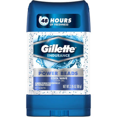 Gillette Power Beads Cool Wave Antiperspirant Deodorant - 3 Oz