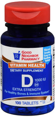 GNP Vitamin D 1000 IU - 100 tablets