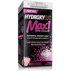 Hydroxycut Max! For Women Powerful Weight Loss, 60 Liquid Capsule