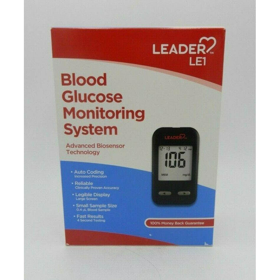 Leader LE1 Blood Glucose Monitoring System, 1 count