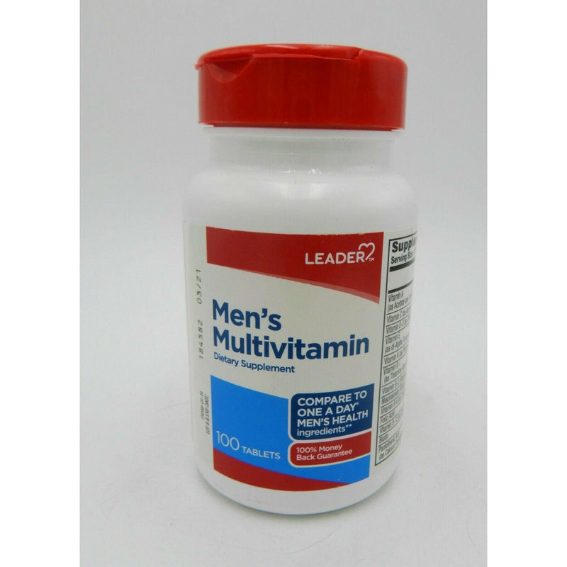 Leader Men's Multivitamin Dietary Supplement, 100 tablets KI#5713391