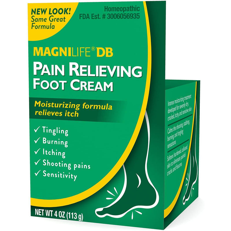 MagniLife DB Pain Relieving Foot Cream - 4 Oz