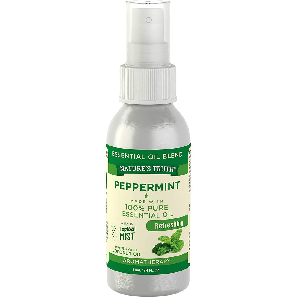 Nature's Truth Peppermint Refreshing Mist Aromatherapy Essential Oil Blend, 2.4 oz