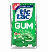 Tic Tac Sugar Free Gum, Spearmint, 56 Pieces, 1 Package