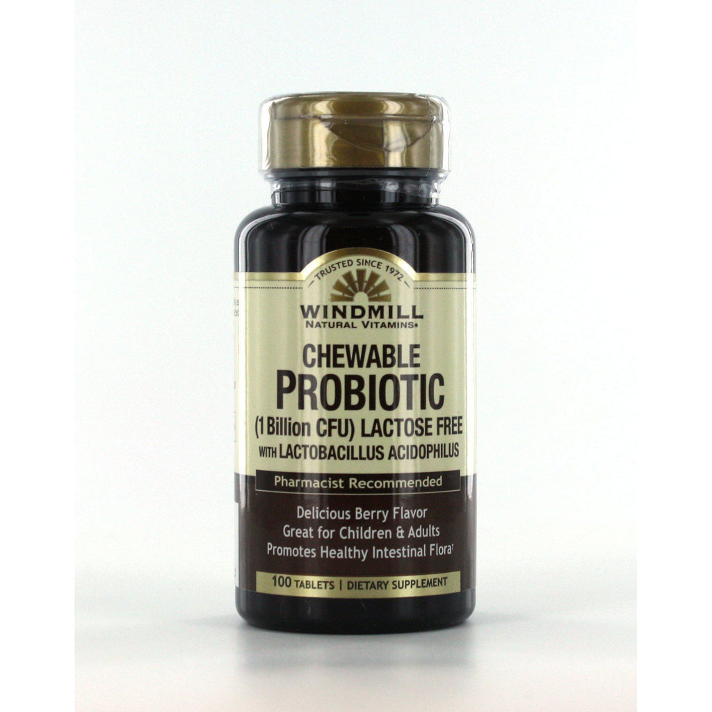 Windmill Chewable Probiotic (1 Billion CFU) - 100 Tablets (SM 854059)*
