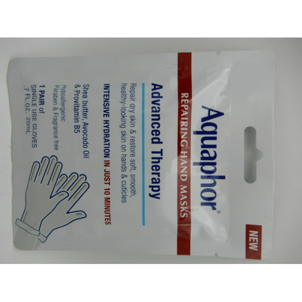 Aquaphor Advanced Therapy Intensive Hydration Repairing Hand Masks (1 Pair)