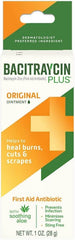 Bacitraycin Plus First Aid Antibiotic, Original, with Moisturizing Aloe, 1 oz.