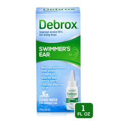 Debrox Swimmer's Ear Water Clearing Drops 1 fl oz, Pack of 4