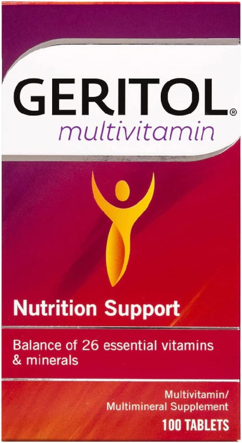 Geritol, Multivitamin Supplement, 100 Tablets (Pack of 1)