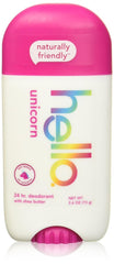 HELLO Unicorn Shea Butter Deodorant, 2.6 OZ