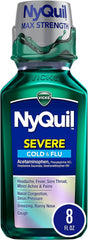 Vicks Nyquil Severe Cold & Flu, 8 Ounce