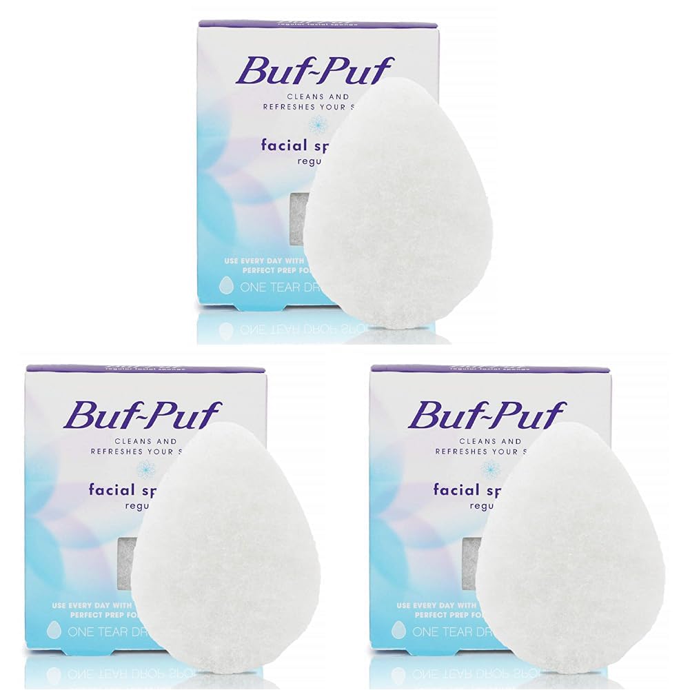 Buf-Puf Facial Sponge (Regular) (Pack of 3)