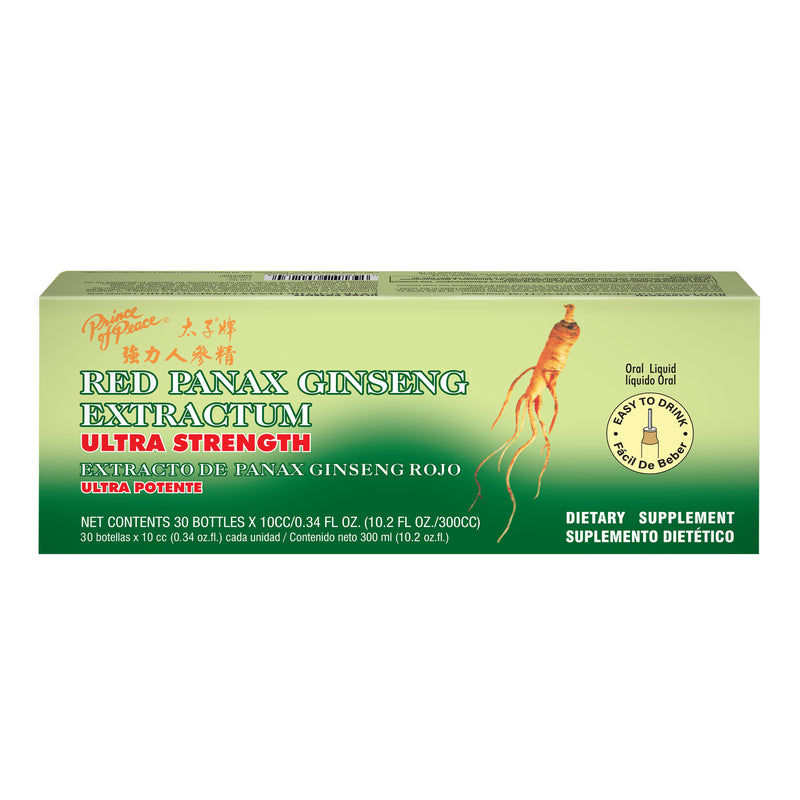 Prince of Peace Ultra Red Panax Ginseng Extractum, 30x10cc