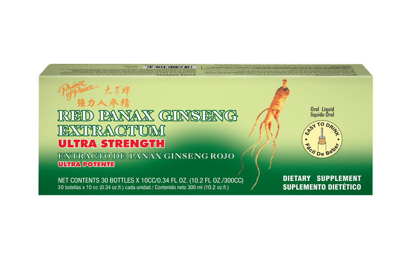 Prince of Peace Ultra Red Panax Ginseng Extractum, 10x10cc