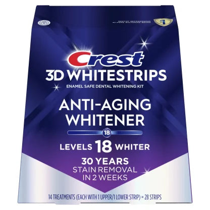 Crest 3D Whitestrip Anti-Aging Strips (Pack of 1)