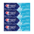 Crest 3D White Advanced Arctic Fresh Toothpaste 3.3 Oz (Pack of 4)