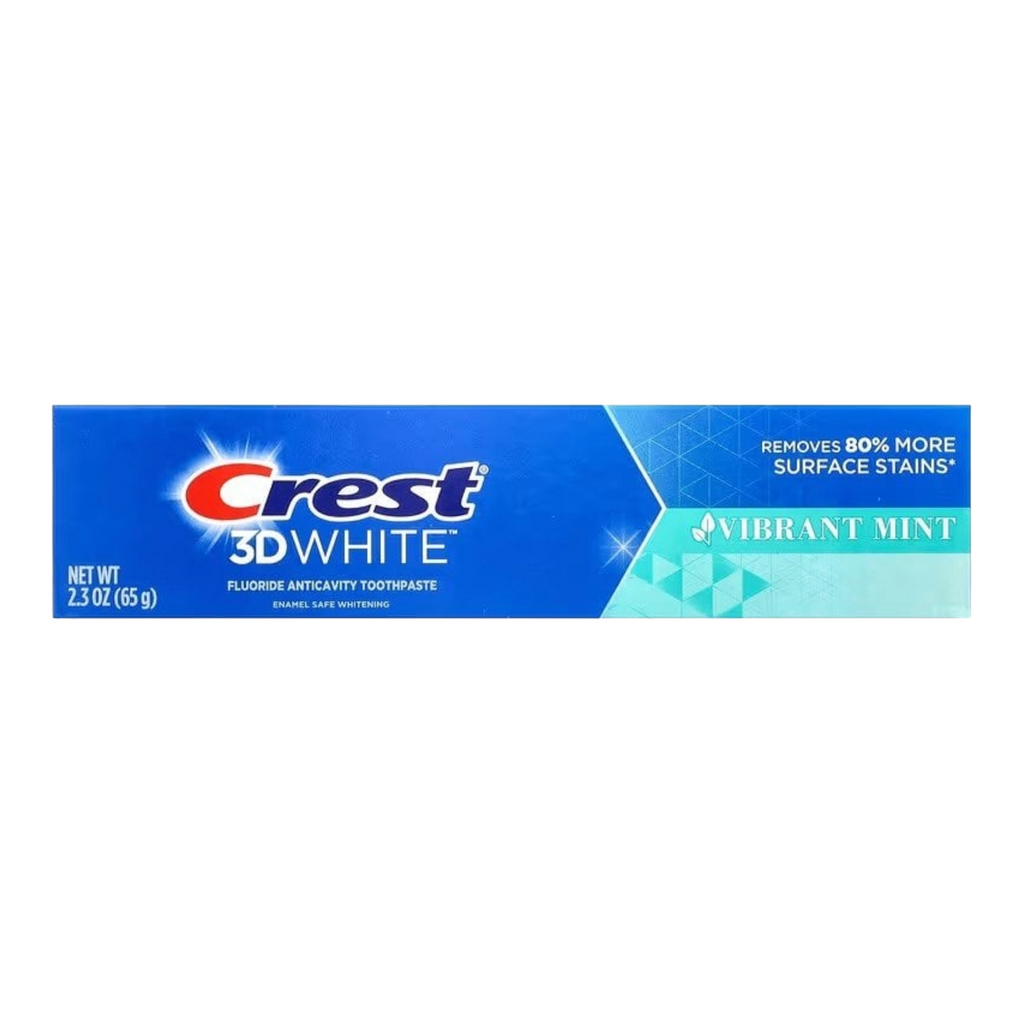 Crest 3D White Vibrant Mint Toothpaste 2.3oz (Pack of 1)