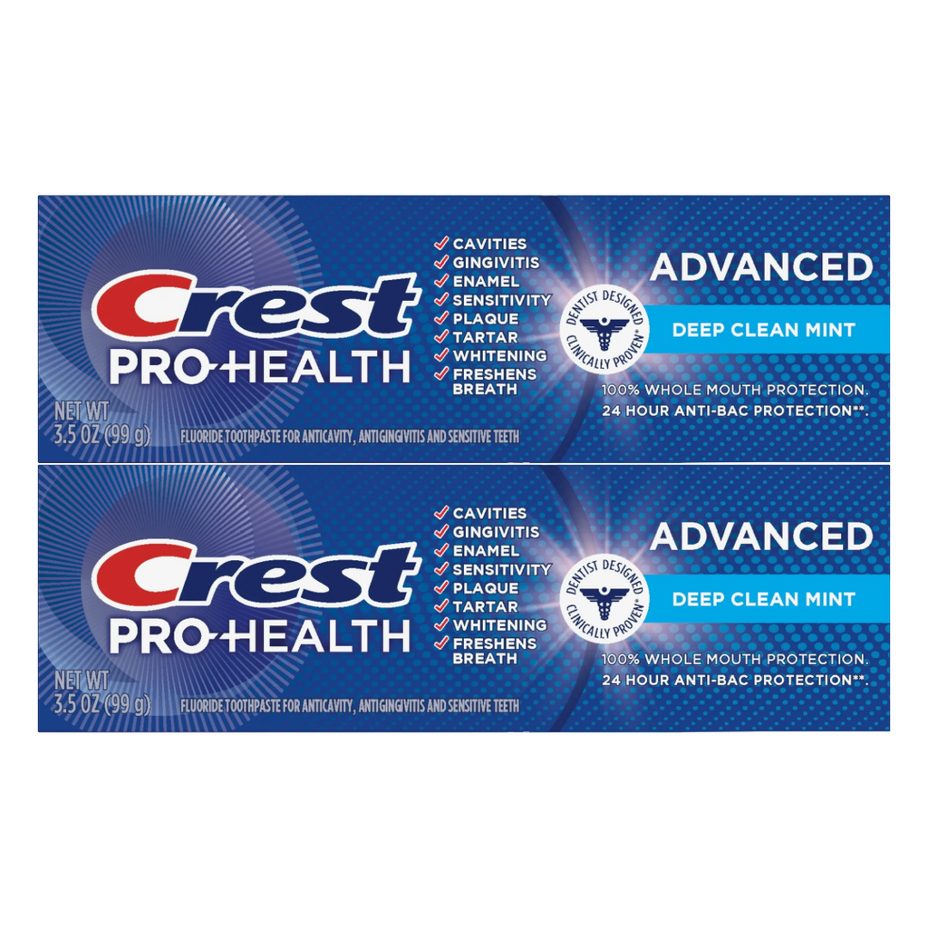 Crest Pro-Health Advanced Deep Clean Mint 3.5 Oz Pack of 2)