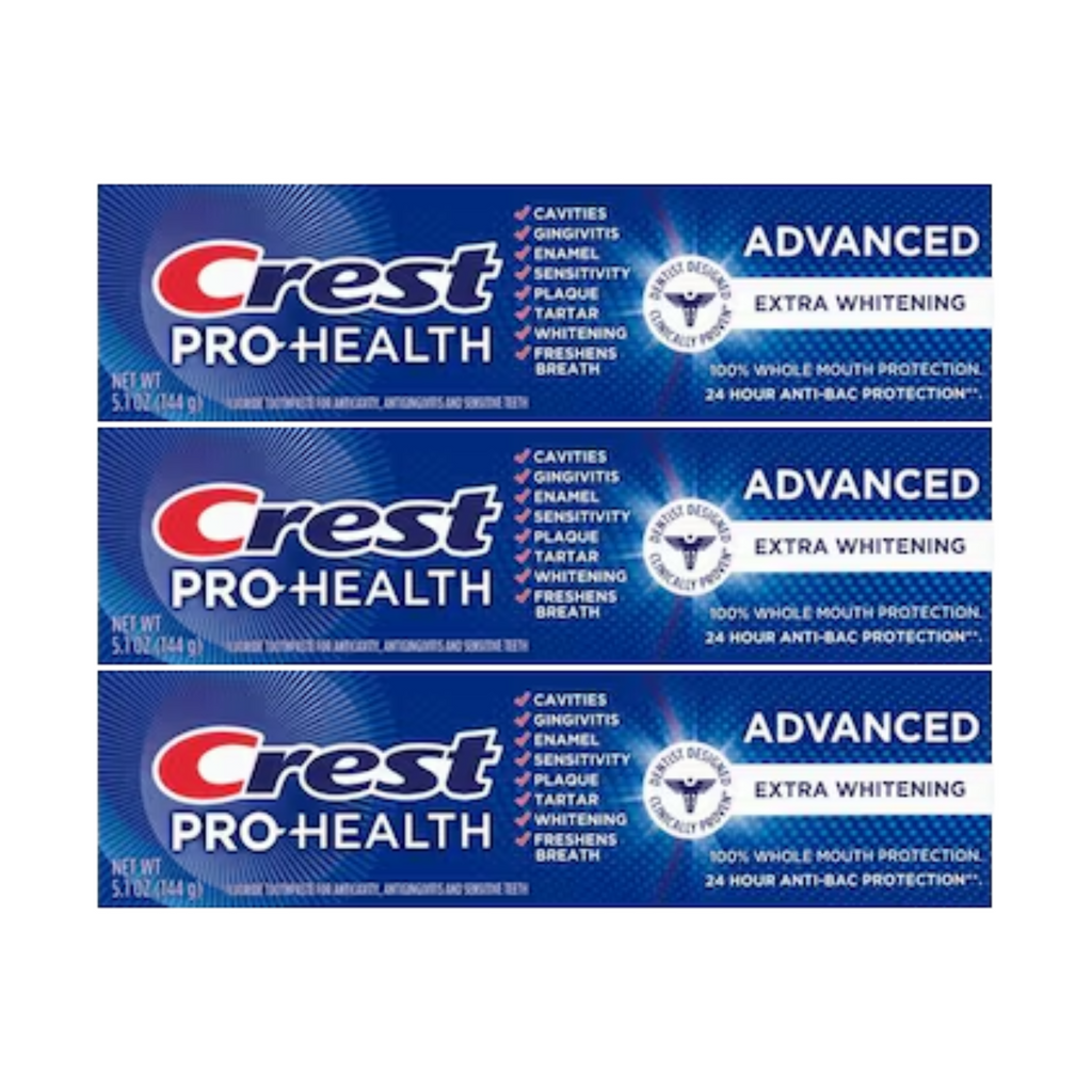 Crest Pro-Health Advanced Extra Whitening Toothpaste 5.1oz (Pack of 3)
