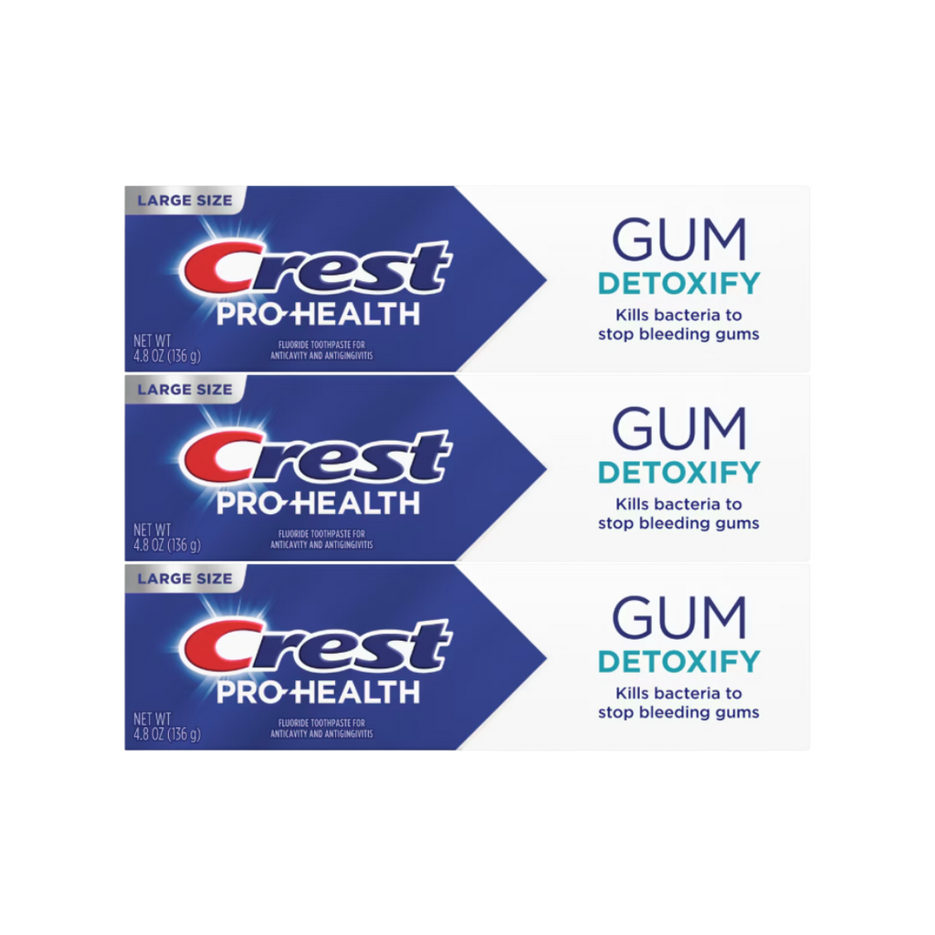 Crest Pro-Health Gum Detoxify Toothpaste 4.8 Oz (Pack of 3)