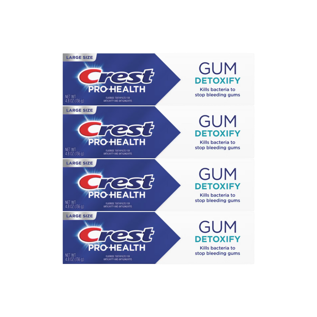 Crest Pro-Health Gum Detoxify Toothpaste 4.8 Oz (Pack of 4)