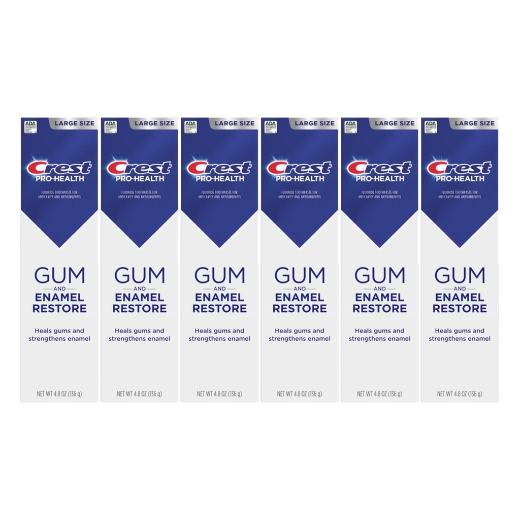 Crest Pro-Health Gum and Enamel Restore Toothpaste 4.8oz (pack of 6)
