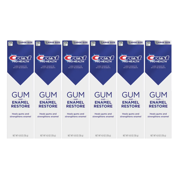Crest Pro-Health Gum and Enamel Restore Toothpaste 4.8oz (pack of 6 ...