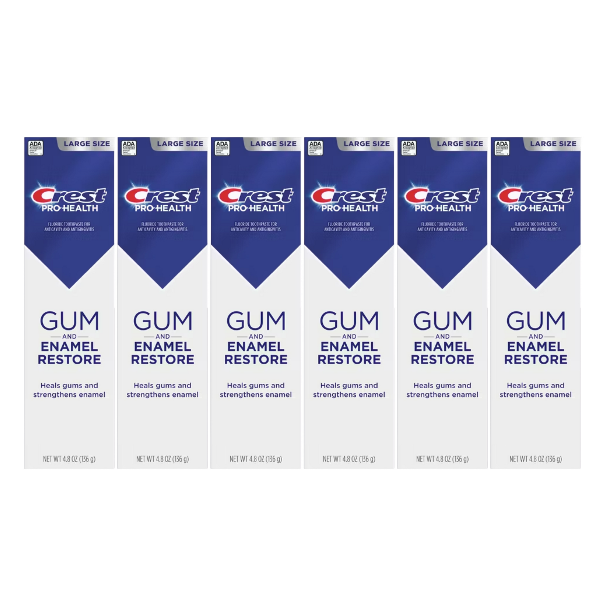 Crest Pro-Health Gum and Enamel Restore Toothpaste 4.8oz (pack of 6 ...