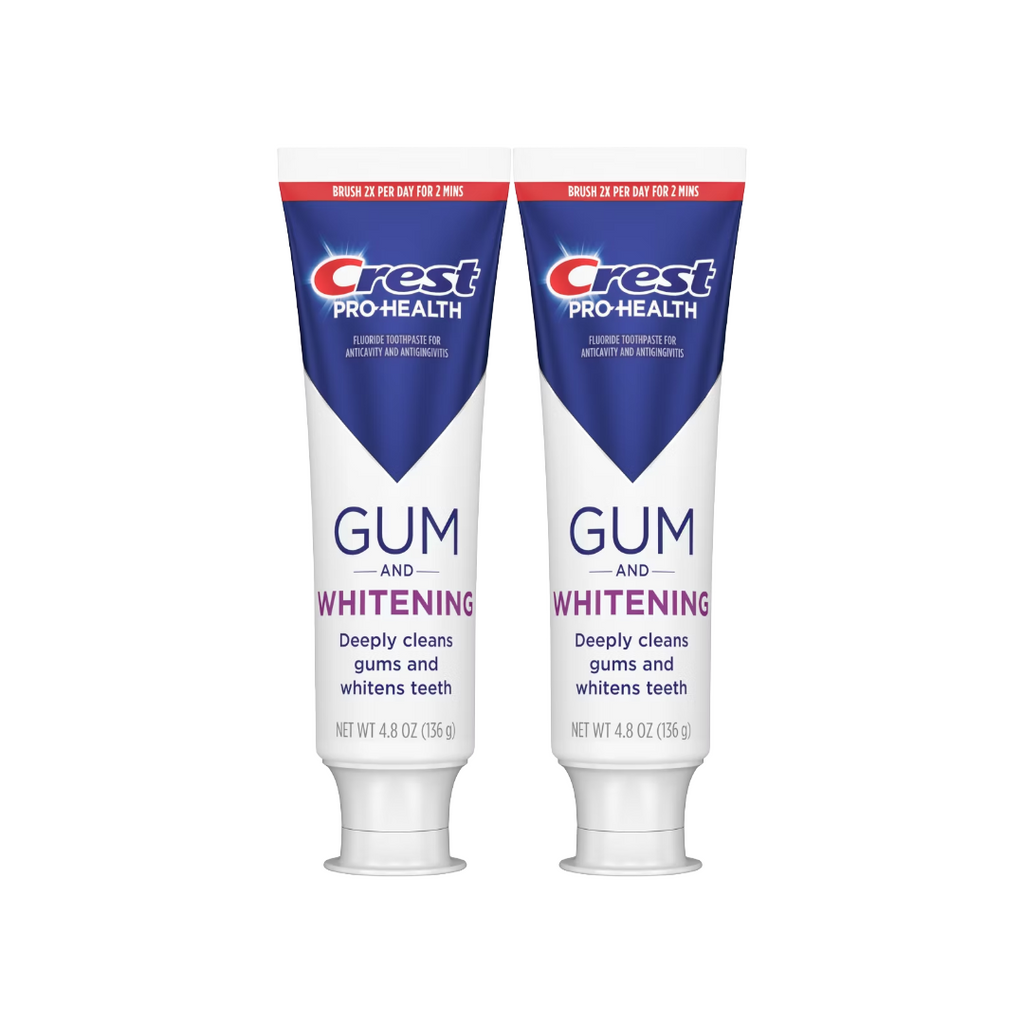 Crest Pro-Health Gum and Whitening Toothpaste 4.8 Oz (Pack of 2)