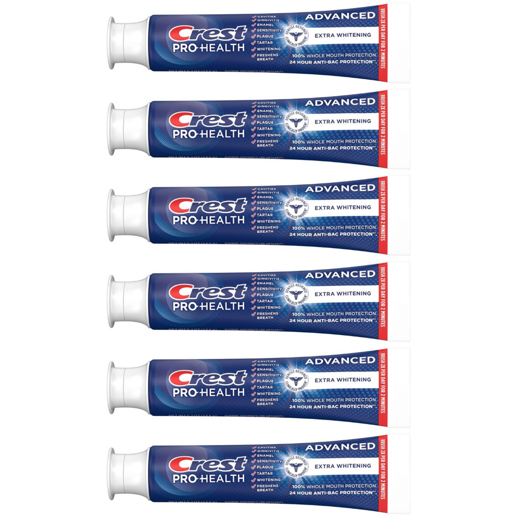 Crest Pro-Health Advanced Extra Whitening Toothpaste 3.5 Oz (Pack of 6)