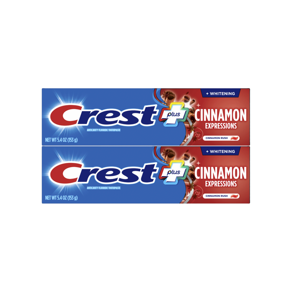 Crest Cinnamon Expressions Toothpaste, 5.4 Oz (Pack of 2)