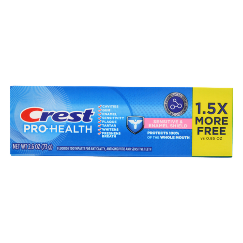 Crest Pro-Health Sensitive and Enamel Shield Toothpaste 2.6 Oz (Pack of 1)