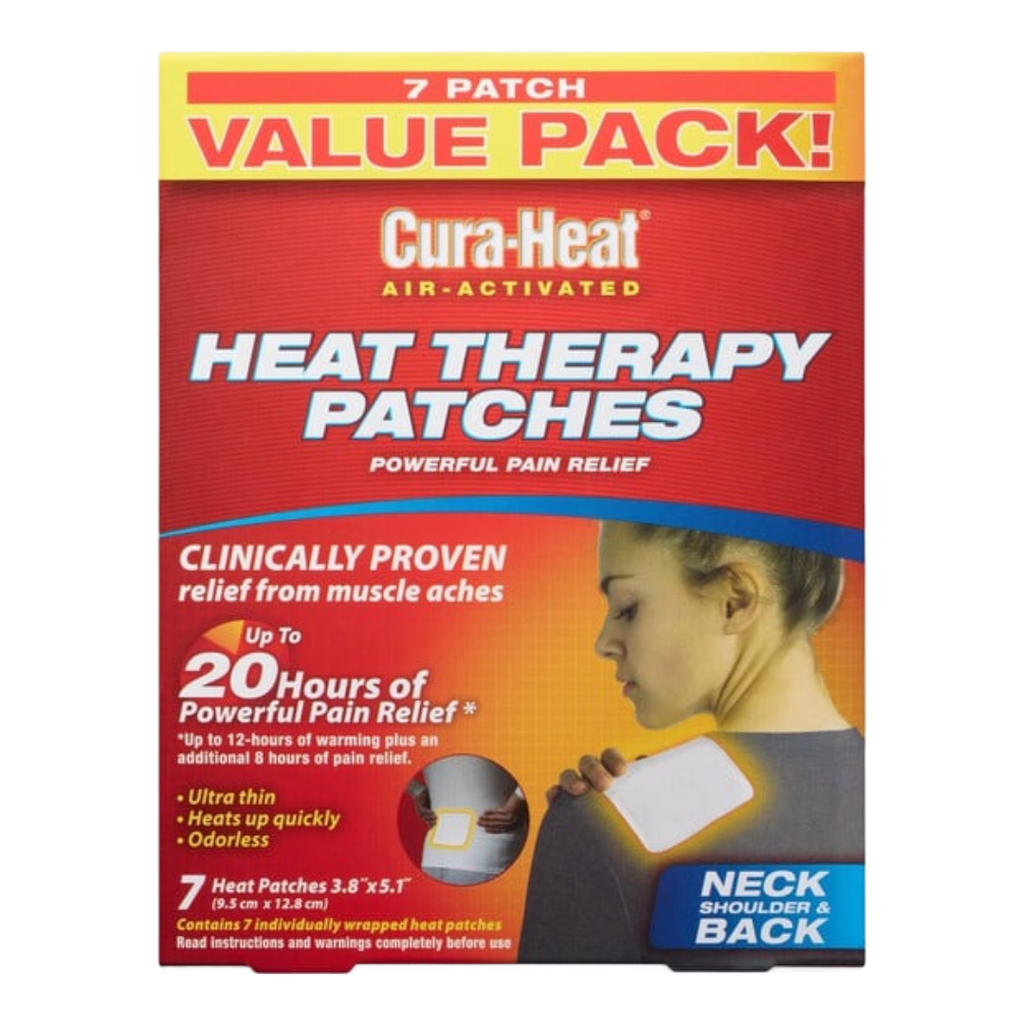 Cura-Heat Air Activated Heath Therapy Patches, 7 Count (Pack of 1)