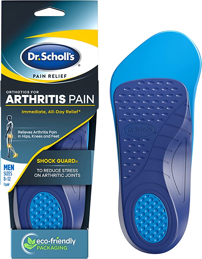 OrthotiCs / Clinically Proven Immediate Relief of Osteoarthritis Pain in Feet, Knees and Hips, Blue